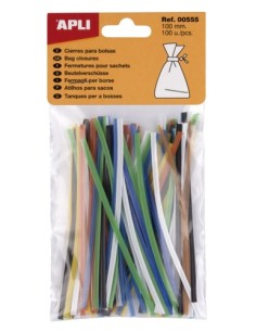CINTA CERRAR BOLSAS APLI MET.SURT.B/100 - Pack de 10 unidades