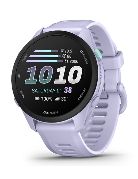 Forerunner 70 3,05 cm (1.2") AMOLED 30 mm Digital 390 x 390 Pixeles Pantalla táctil Lavanda GPS (satélite)