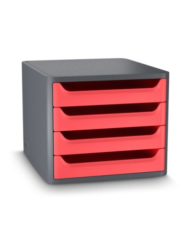 MODULO CEP FIRST 4 CAJONES ROJO AMAPOLA