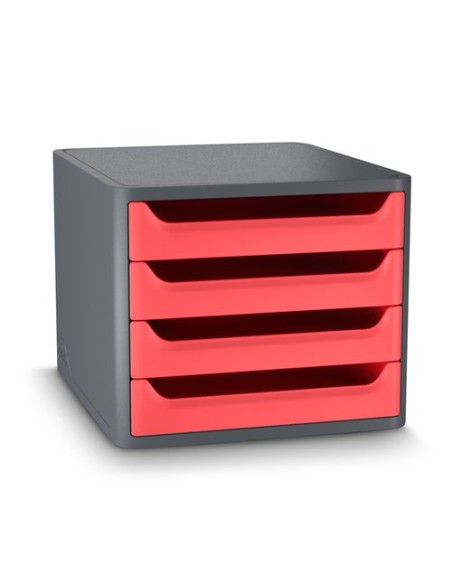 MODULO CEP FIRST 4 CAJONES ROJO AMAPOLA