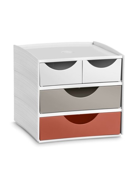 MODULO CEP MYCUBE 4 CAJONES MIX TERRA - Pack de 6 unidades