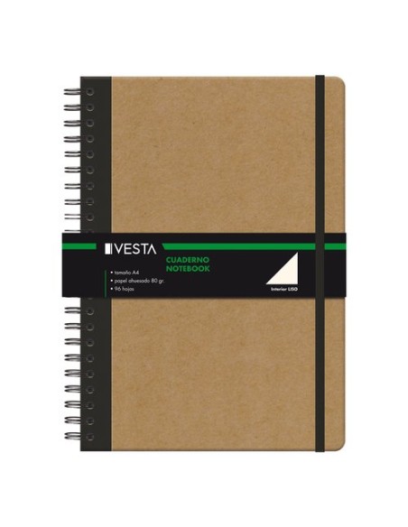 BLOC VESTA NATURE A4 96h LISO
