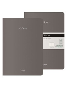 CUADERNO DOHE OFFICER A4 GRIS