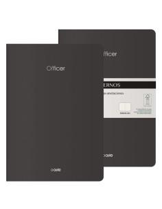 CUADERNO DOHE OFFICER A4 NEGRO
