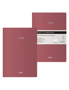 CUADERNO DOHE OFFICER A5 BURDEOS