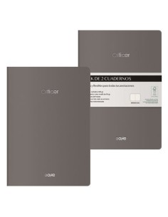 CUADERNO DOHE OFFICER A5 GRIS