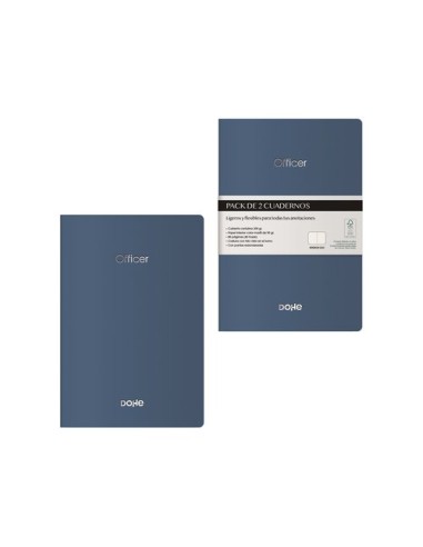 CUADERNO DOHE OFFICER A6 AZUL