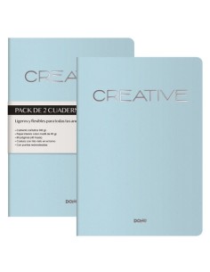 CUADERNO DOHE CREATIVE A4 TURQ.