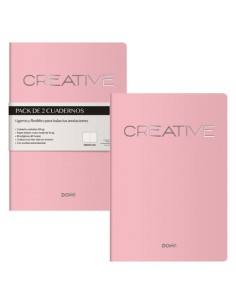 CUADERNO DOHE CREATIVE A5 ROSA