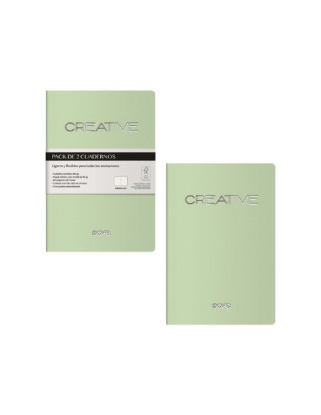 CUADERNO DOHE CREATIVE A6 VERDE