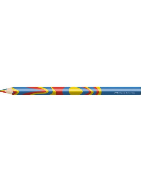 LAPICES COLOR FABER JUMBO FANT.MULTICOL. - Pack de 12 unidades