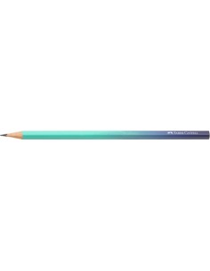 LAPIZ FABER CASTELL - B  FLOW BLUE - Pack de 12 unidades