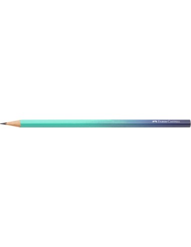 LAPIZ FABER CASTELL - B  FLOW BLUE - Pack de 12 unidades