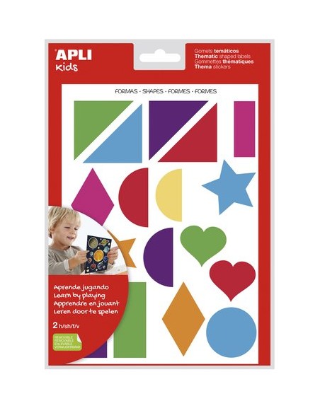 GOMETS APLI (12826) Bl.2h MAXI FORMAS - Pack de 5 unidades