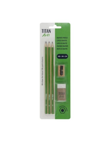 LAPIZ TITAN AC ECO (HB-2H-2B) SET 3