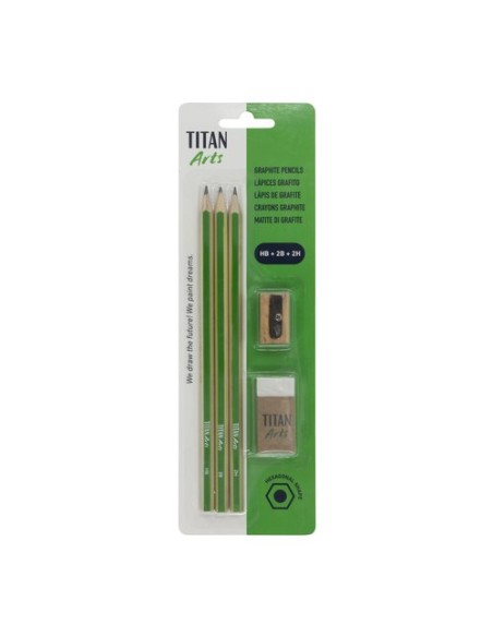 LAPIZ TITAN AC ECO (HB-2H-2B) SET 3