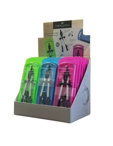 COMPAS FABER-CAST.AJUSTE RAP.NEON E/15