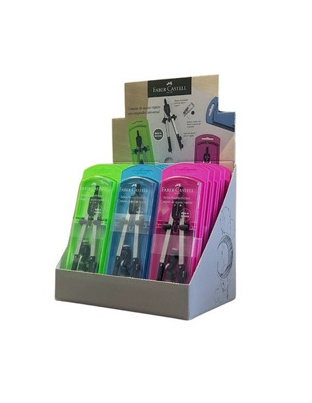 COMPAS FABER-CAST.AJUSTE RAP.NEON E/15