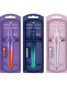 COMPAS FABER-CASTELL STREAM FLOW EDIT. - Pack de 5 unidades