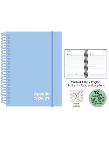 AG.ESC.SF. STUDENT 120x170 D/P PASTEL AZ