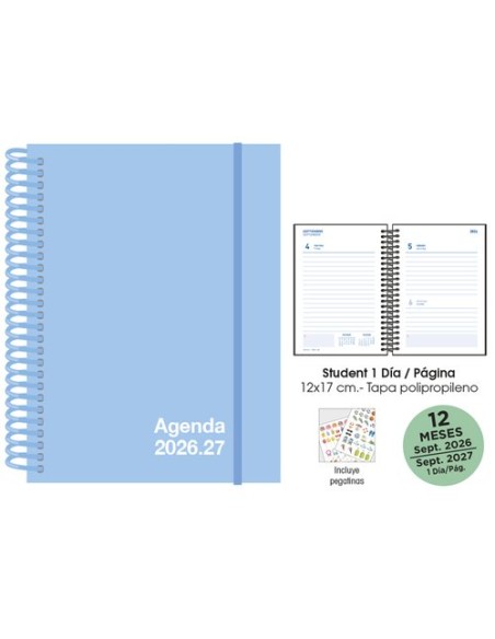 AG.ESC.SF. STUDENT 120x170 D/P PASTEL AZ