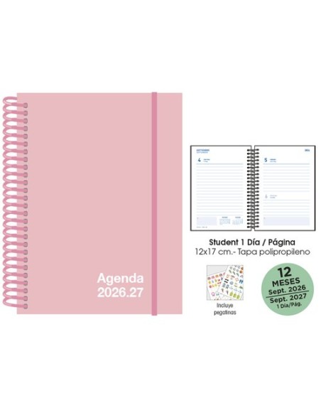 AG.ESC.SF. STUDENT 120x170 D/P PASTEL RO