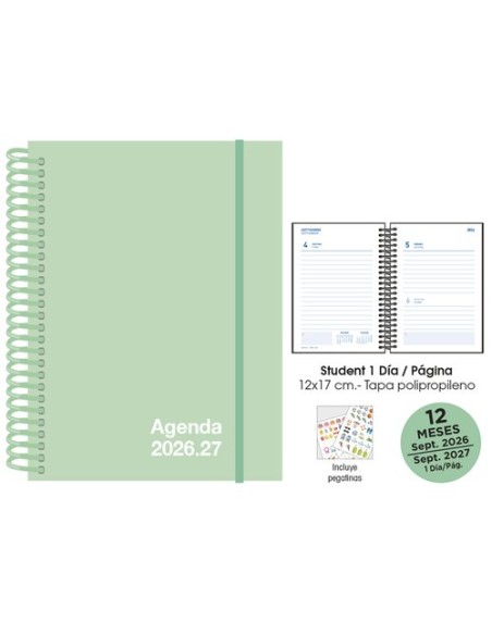 AG.ESC.SF. STUDENT 120x170 D/P PASTEL VE