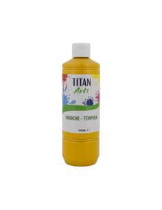 TEMPERA TITAN AC ESC.500ml AMARILLO INDI