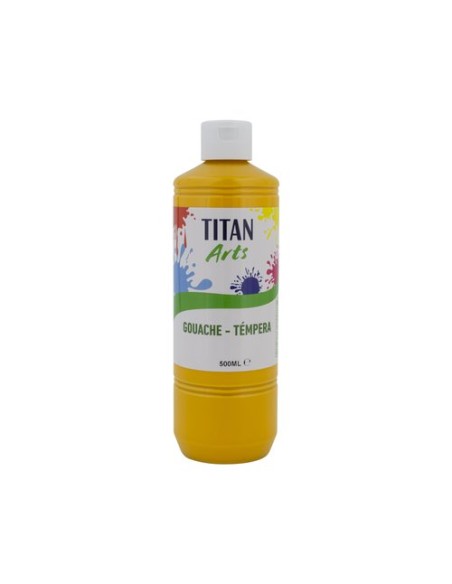 TEMPERA TITAN AC ESC.500ml AMARILLO INDI