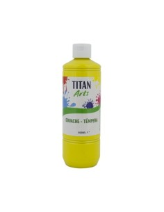 TEMPERA TITAN AC ESC.500ml AMARILLO