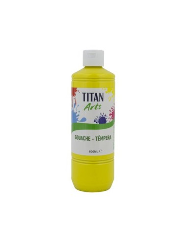 TEMPERA TITAN AC ESC.500ml AMARILLO