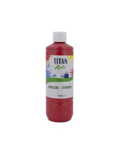 TEMPERA TITAN AC ESC.500ml BERMELLON