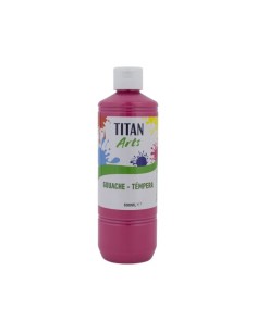 TEMPERA TITAN AC ESC.500ml ROSA