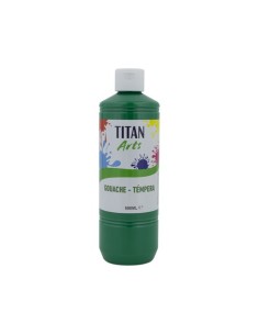 TEMPERA TITAN AC ESC.500ml VERDE OSC.