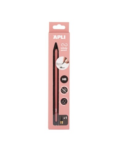 LAPIZ INFINITO HB CUERPO COLOR ROSA APLI 19803
