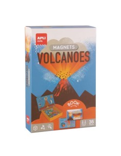 JUEGO EDUC.APLI PIEZAS MAGNETICAS VOLCAN
