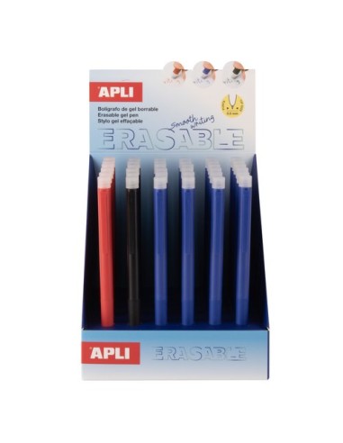 BOLIGRAFO APLI BORRABLE SURT. EXP.36