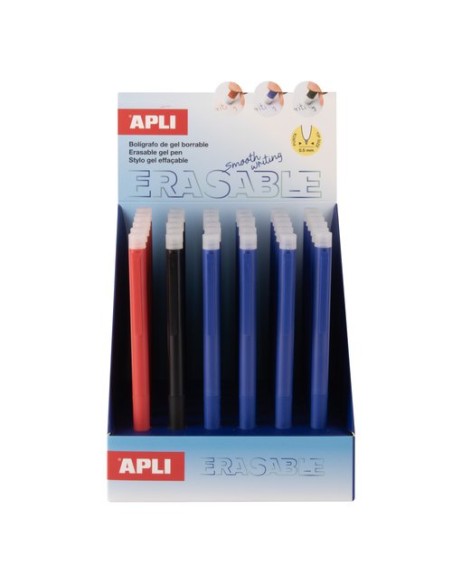 BOLIGRAFO APLI BORRABLE SURT. EXP.36