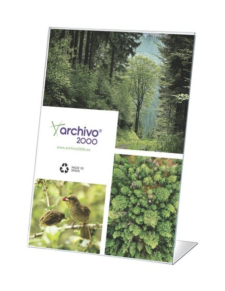 EXPOSITOR SOBR. L A3 VERTICAL CRISTAL - Pack de 25 unidades