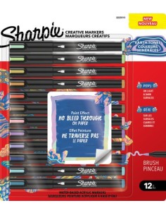 ROTUL.SHARPIE CREAT. P.PINCEL C.TIE. BL.