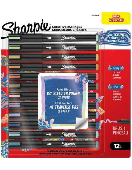 ROTUL.SHARPIE CREAT. P.PINCEL C.TIE. BL.