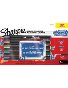 ROTUL.SHARPIE CREAT. P.PINCEL C.TIE. BL.