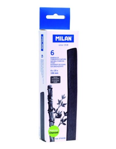 CARBONCILLO MILAN RECT.15x4 CAJA DE 6