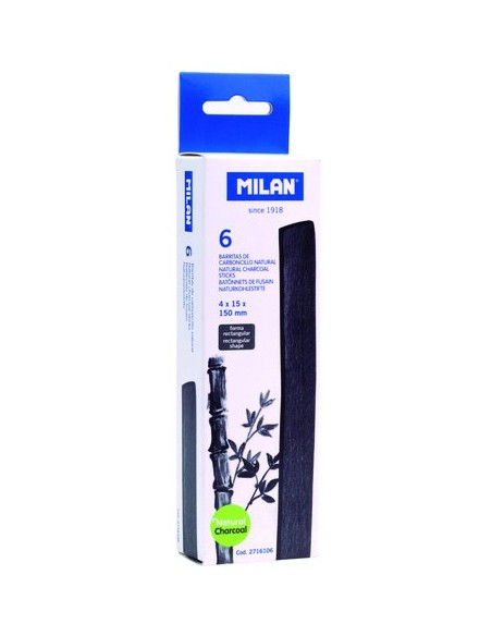 CARBONCILLO MILAN RECT.15x4 CAJA DE 6