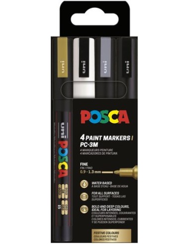 ROTUL.UNI-POSCA PC-3M COL. BSWG E/4