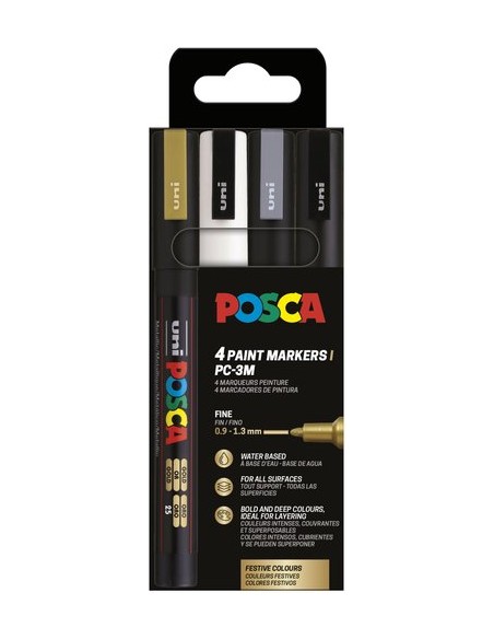 ROTUL.UNI-POSCA PC-3M COL. BSWG E/4
