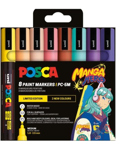 ROTUL.UNI-POSCA PC-5M MANGA E/8