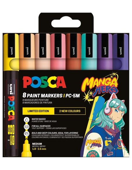 ROTUL.UNI-POSCA PC-5M MANGA E/8