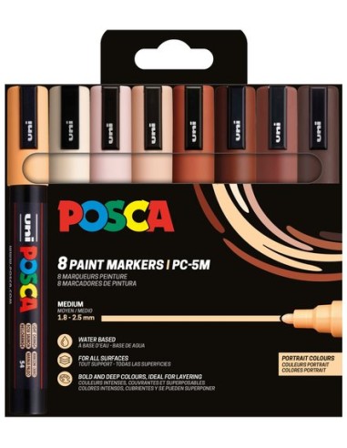 ROTUL.UNI-POSCA PC-5M PORTRAIT E/8
