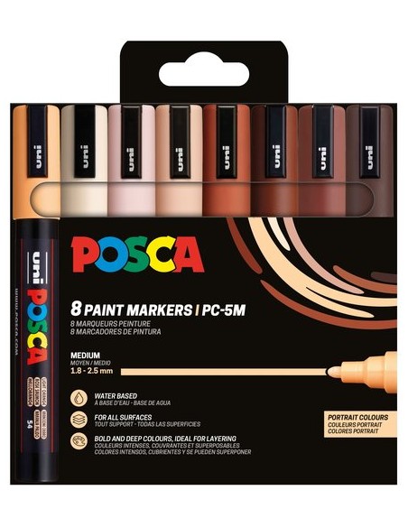 ROTUL.UNI-POSCA PC-5M PORTRAIT E/8